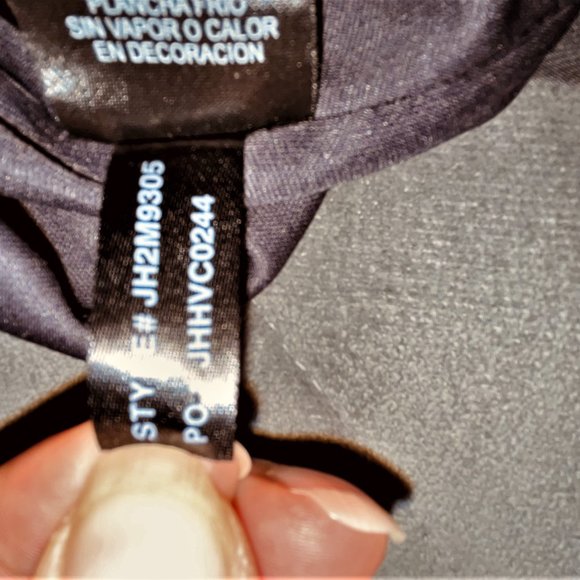 Jessica Howard Evenings Sleeveless Charcoal Dress with Embelishment Size 16 - Picture 7 of 13